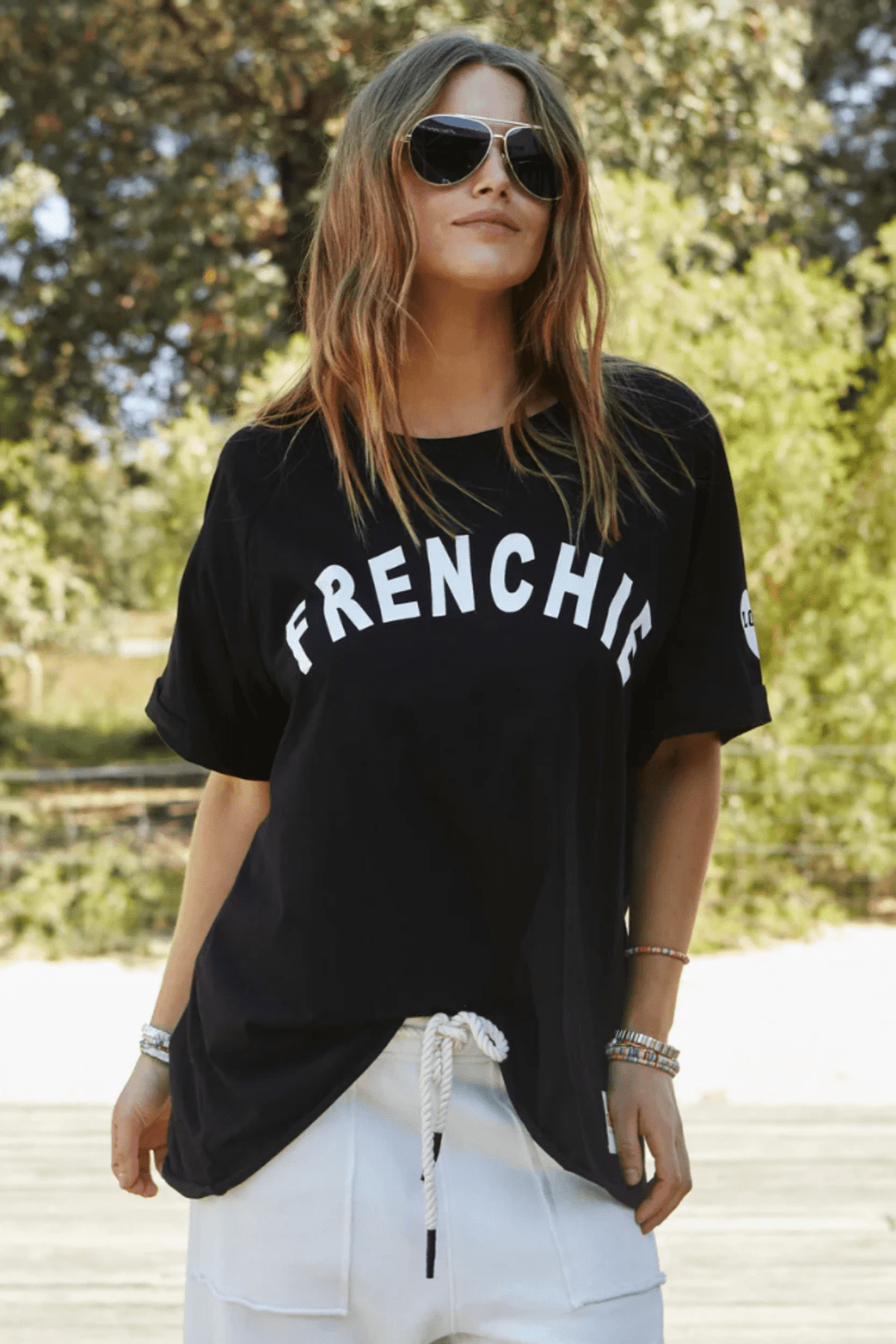 Frenchie Tee - Black - HC10 - Pizazz BoutiqueHammill + Co