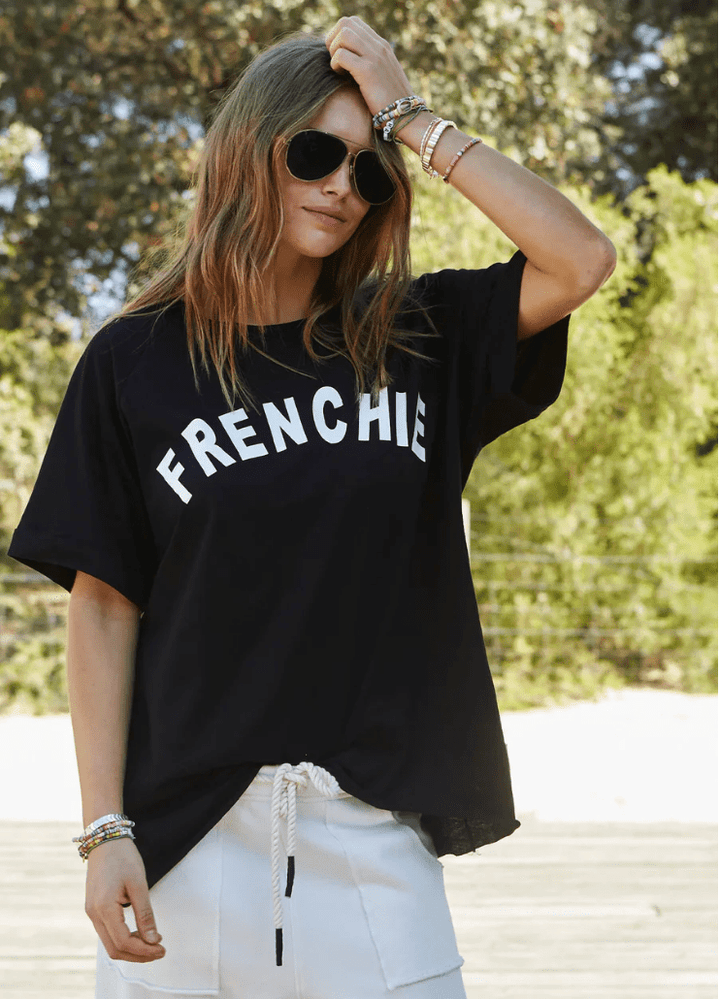 Frenchie Tee - Black - HC10 - Pizazz BoutiqueHammill + Co