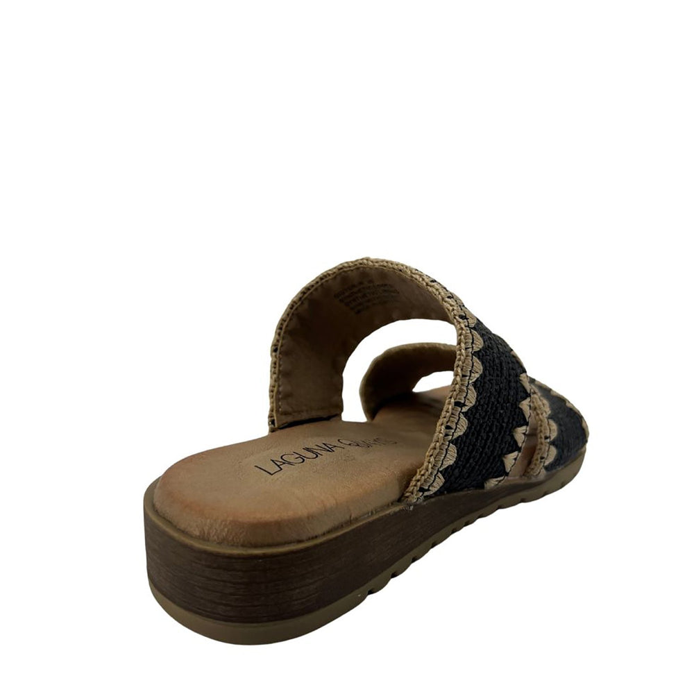 Gister Slide - Black & Beige - LQ5 - Pizazz BoutiqueLaguna Quays Resort