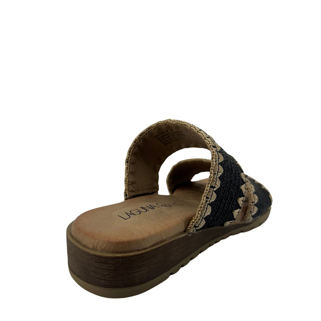 Gister Slide - Black & Beige - LQ5 - Pizazz BoutiqueLaguna Quays Resort