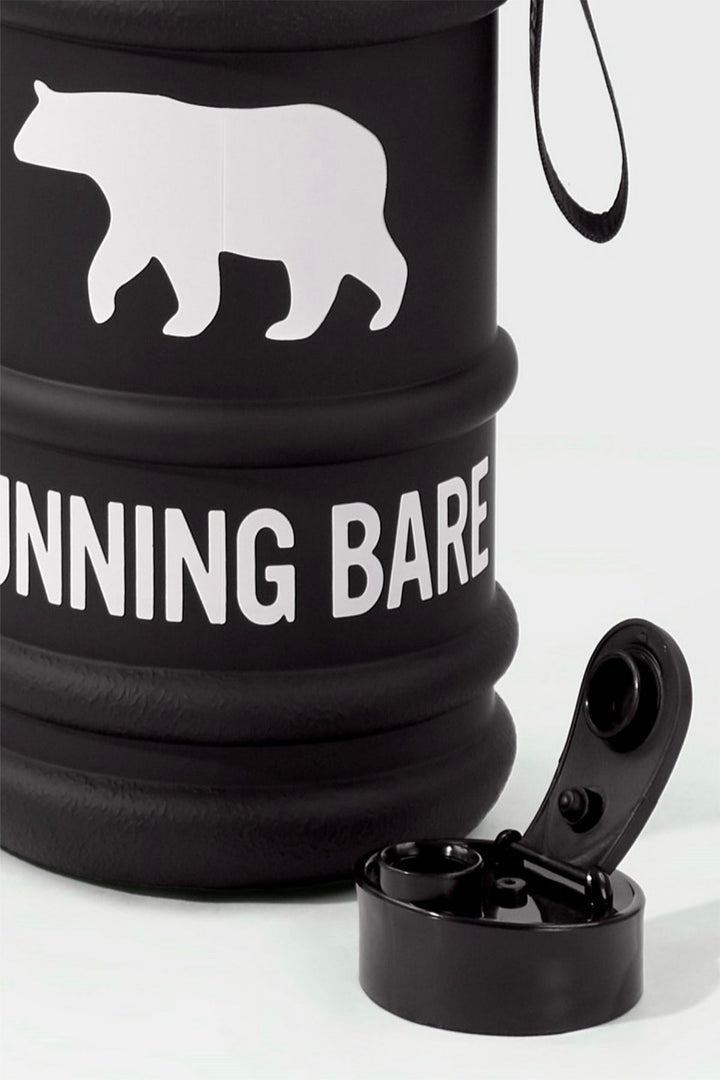 H2O Bear Water Bottle - Black - RB10 - Pizazz BoutiqueRunning Bare