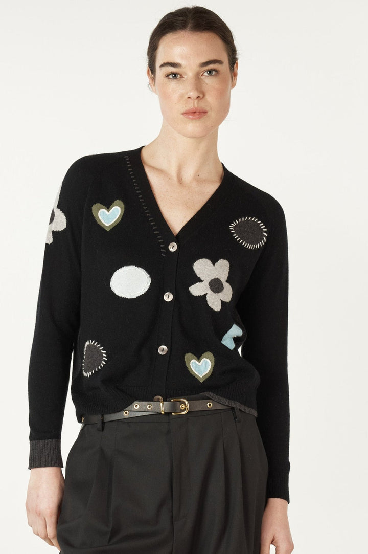 Happy Cardi - Black - ZP6 - Pizazz BoutiqueZaket & Plover
