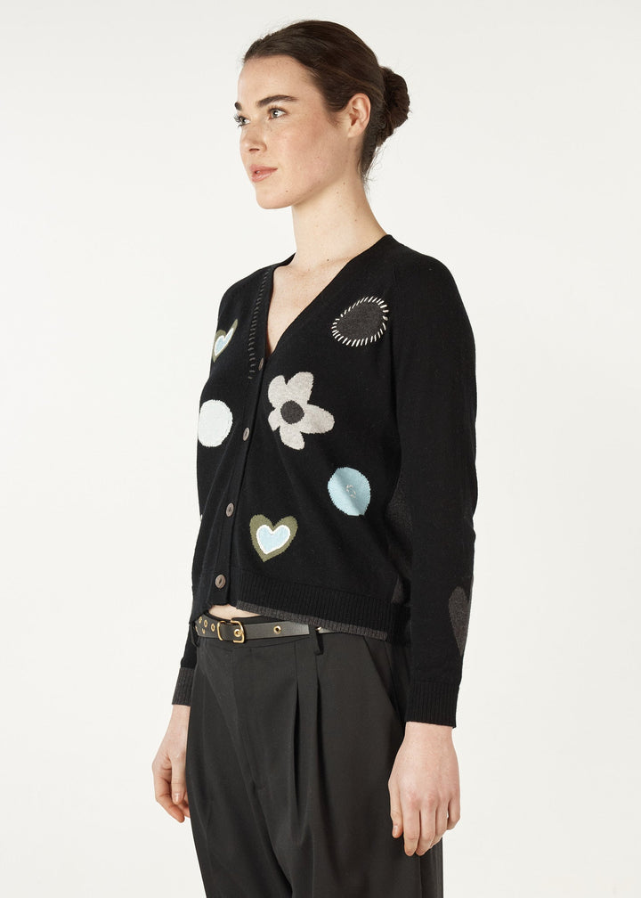 Happy Cardi - Black - ZP6 - Pizazz BoutiqueZaket & Plover