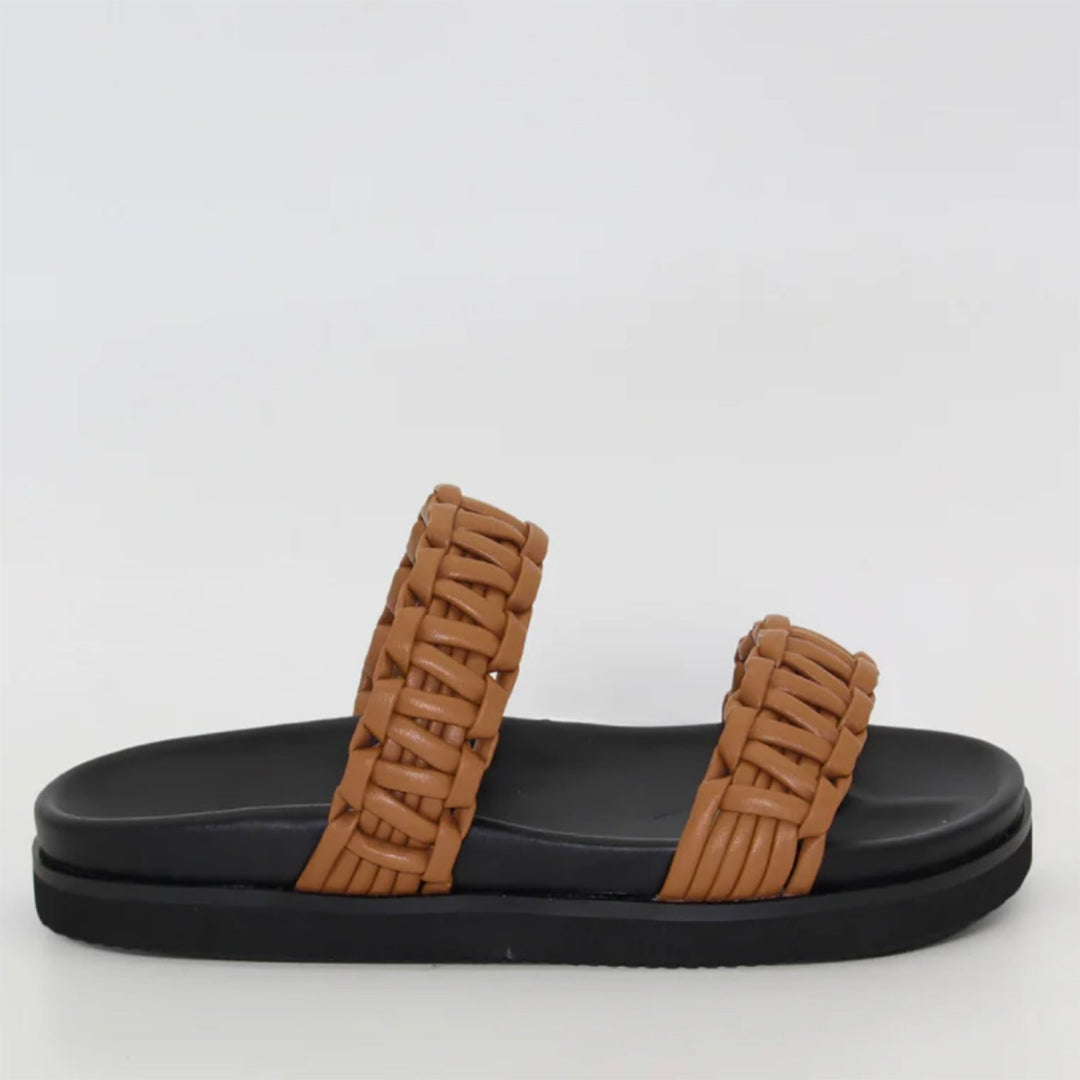 Harlow Slide - Tan - HS3 - Pizazz BoutiqueHuman