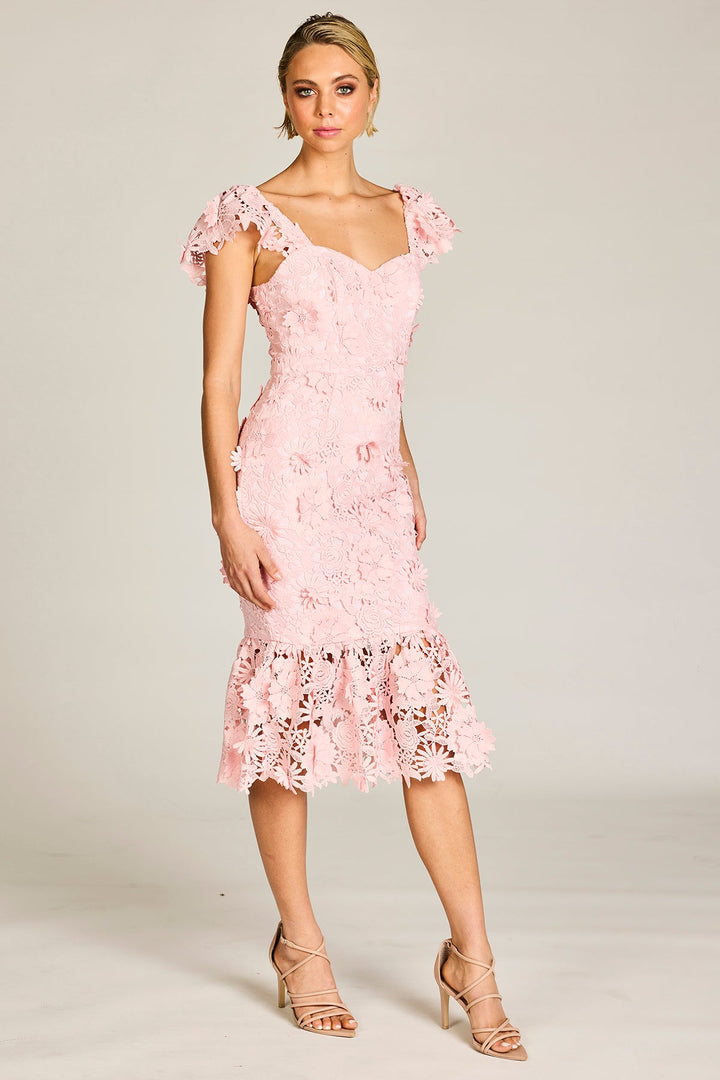 Harper Rose Dress - Pink - PR4 - Pizazz BoutiquePink Ruby