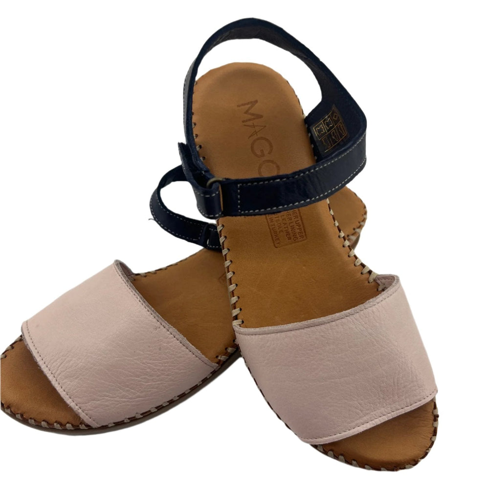 Hawaii Sandal - Nude/Navy - MG3 - Pizazz BoutiqueMago