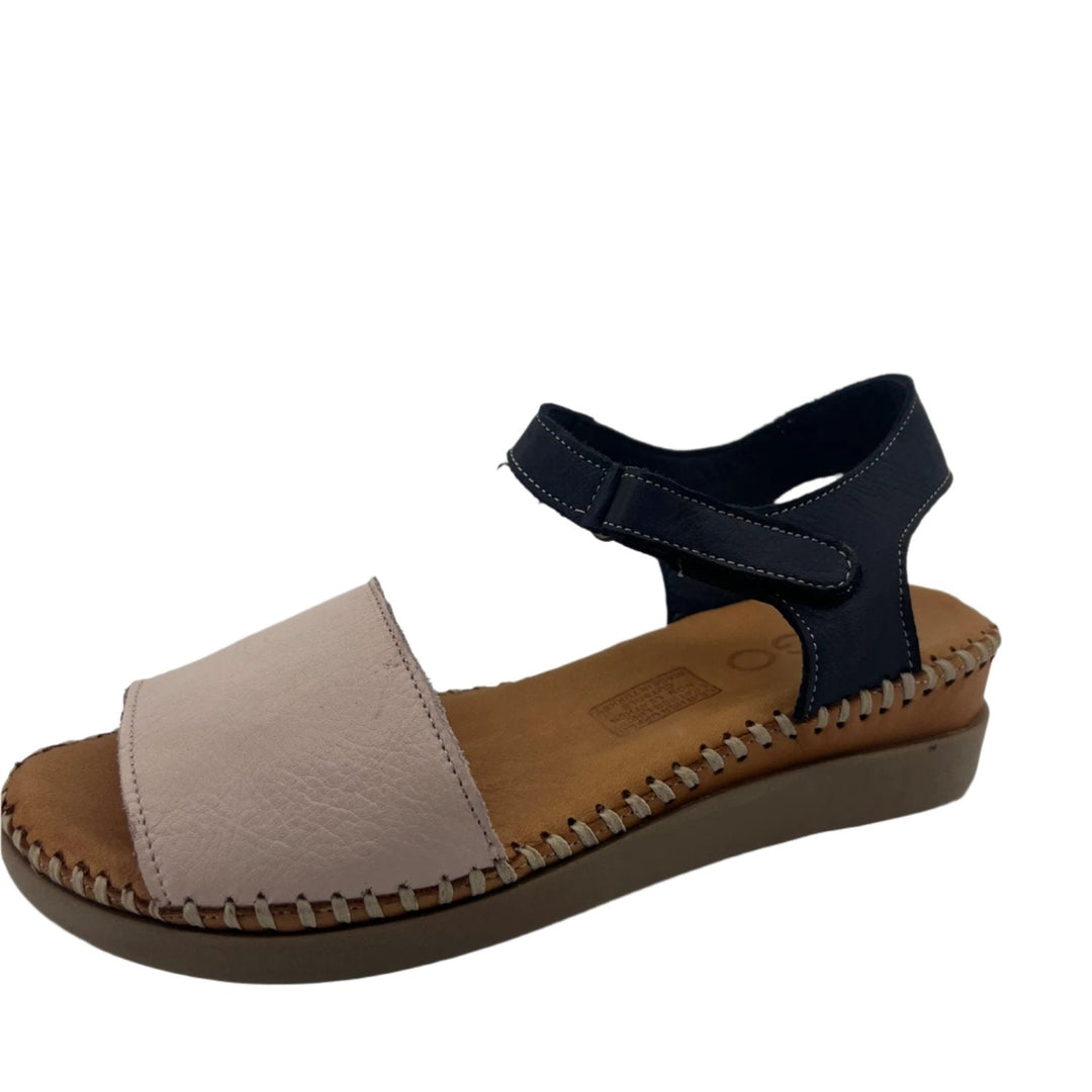 Hawaii Sandal - Nude/Navy - MG3 - Pizazz BoutiqueMago