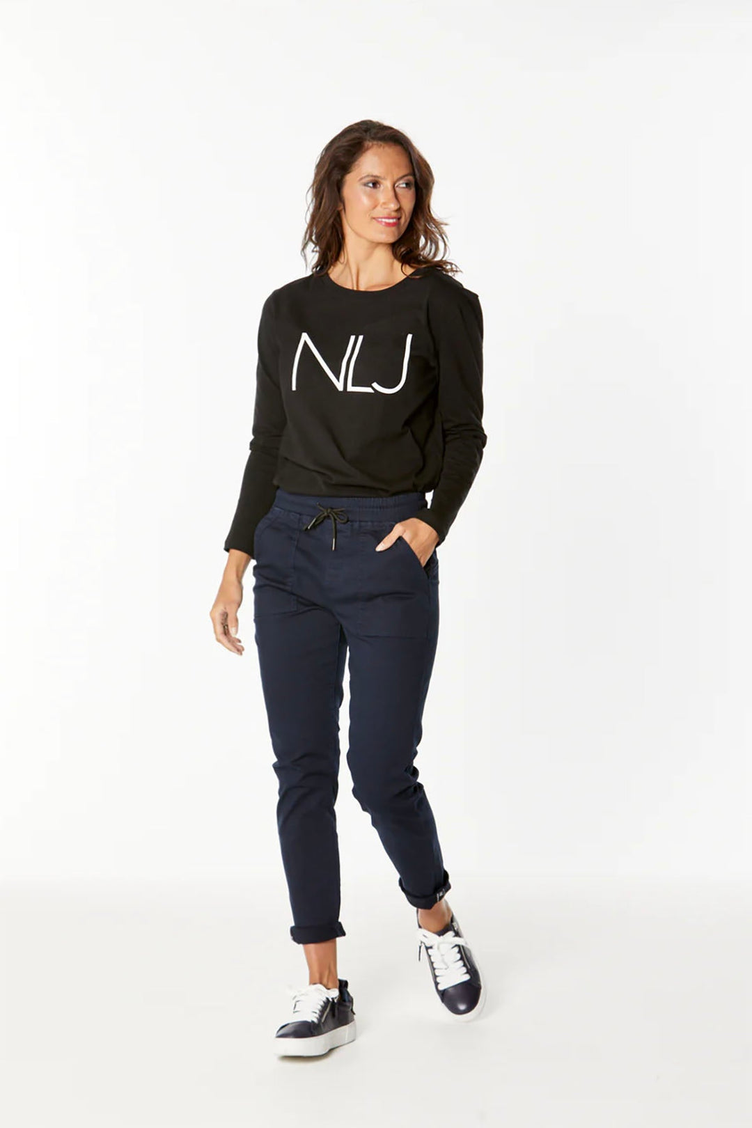 Hope Jogger - Navy - NLJ18 - Pizazz BoutiqueNew London Jeans