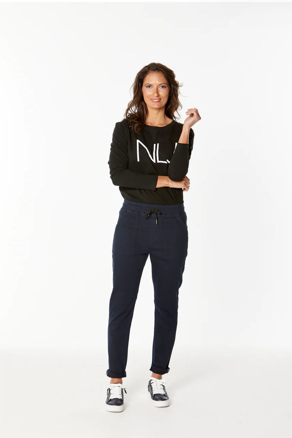 Hope Jogger - Navy - NLJ18 - Pizazz BoutiqueNew London Jeans