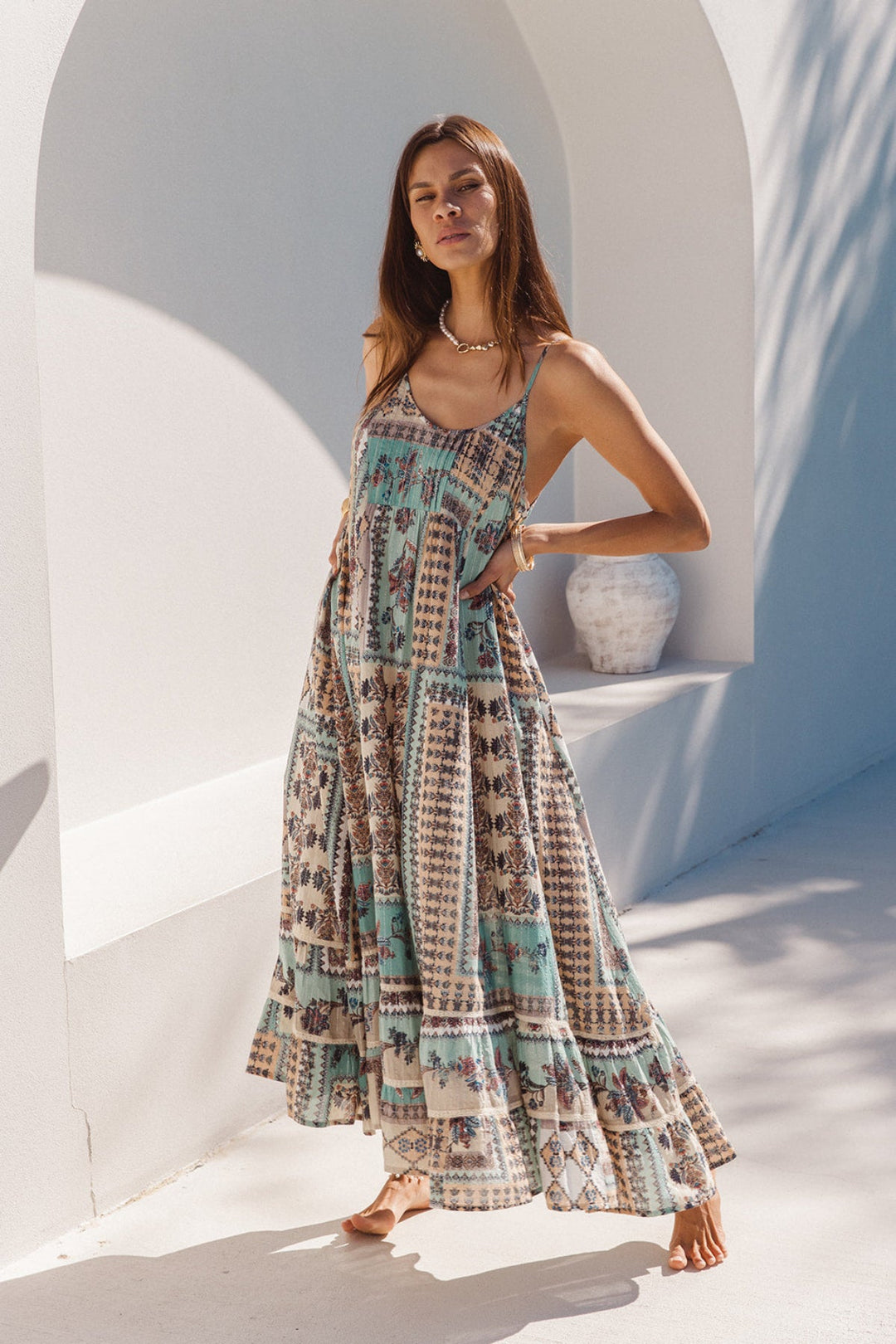 Innova Maxi Dress - Taj Print - PL14 - Pizazz BoutiqueI AM Pylgrym