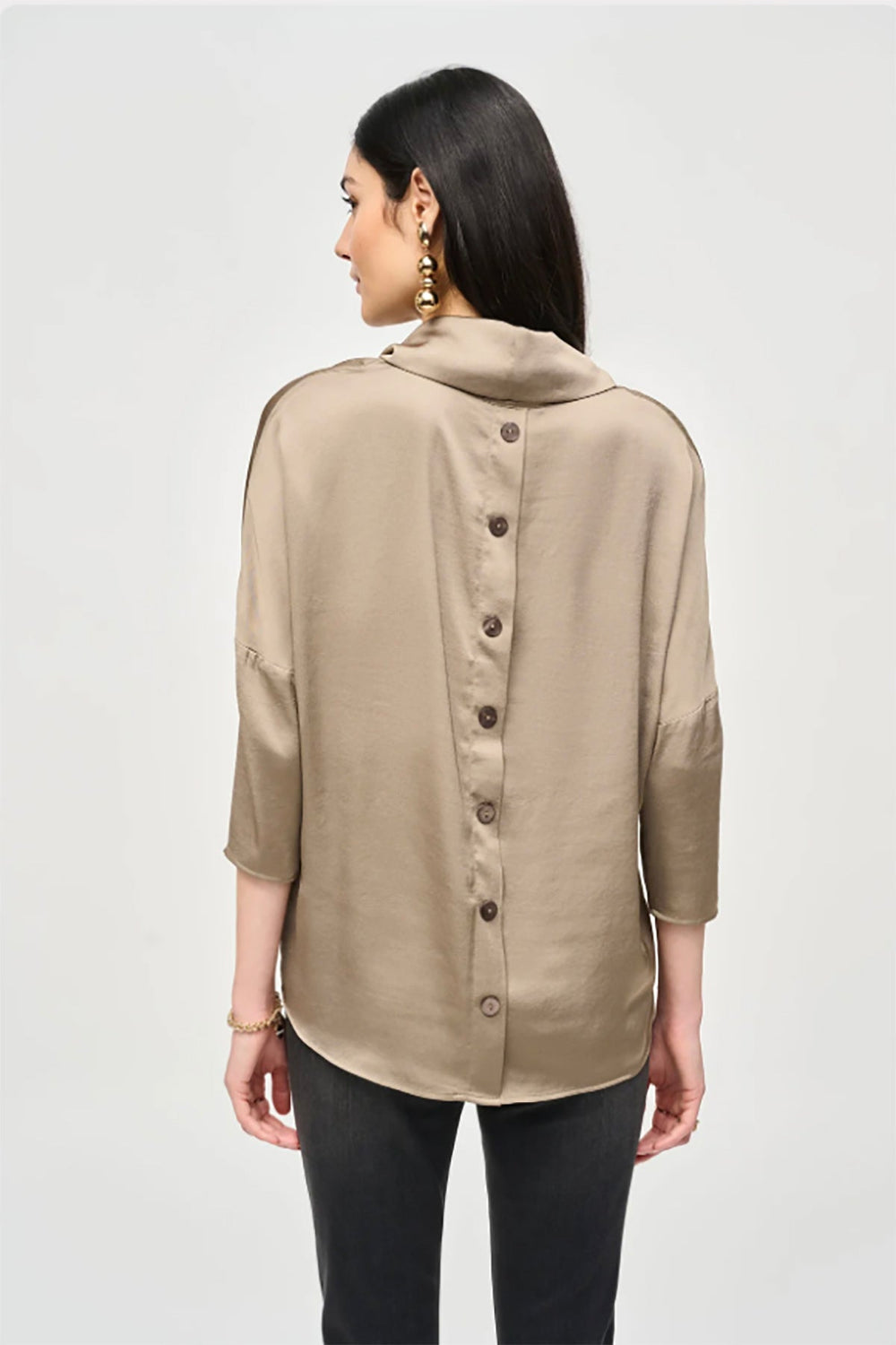 Kelli Cowl Neck Satin Top - JR23 - Pizazz BoutiqueJoseph Ribkoff