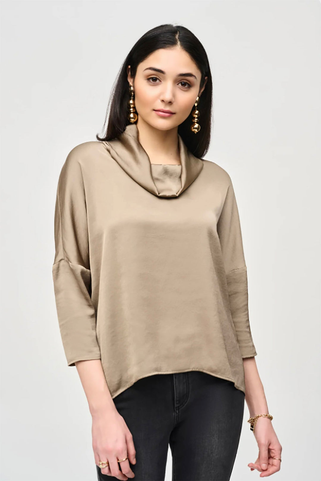 Kelli Cowl Neck Satin Top - JR23 - Pizazz BoutiqueJoseph Ribkoff