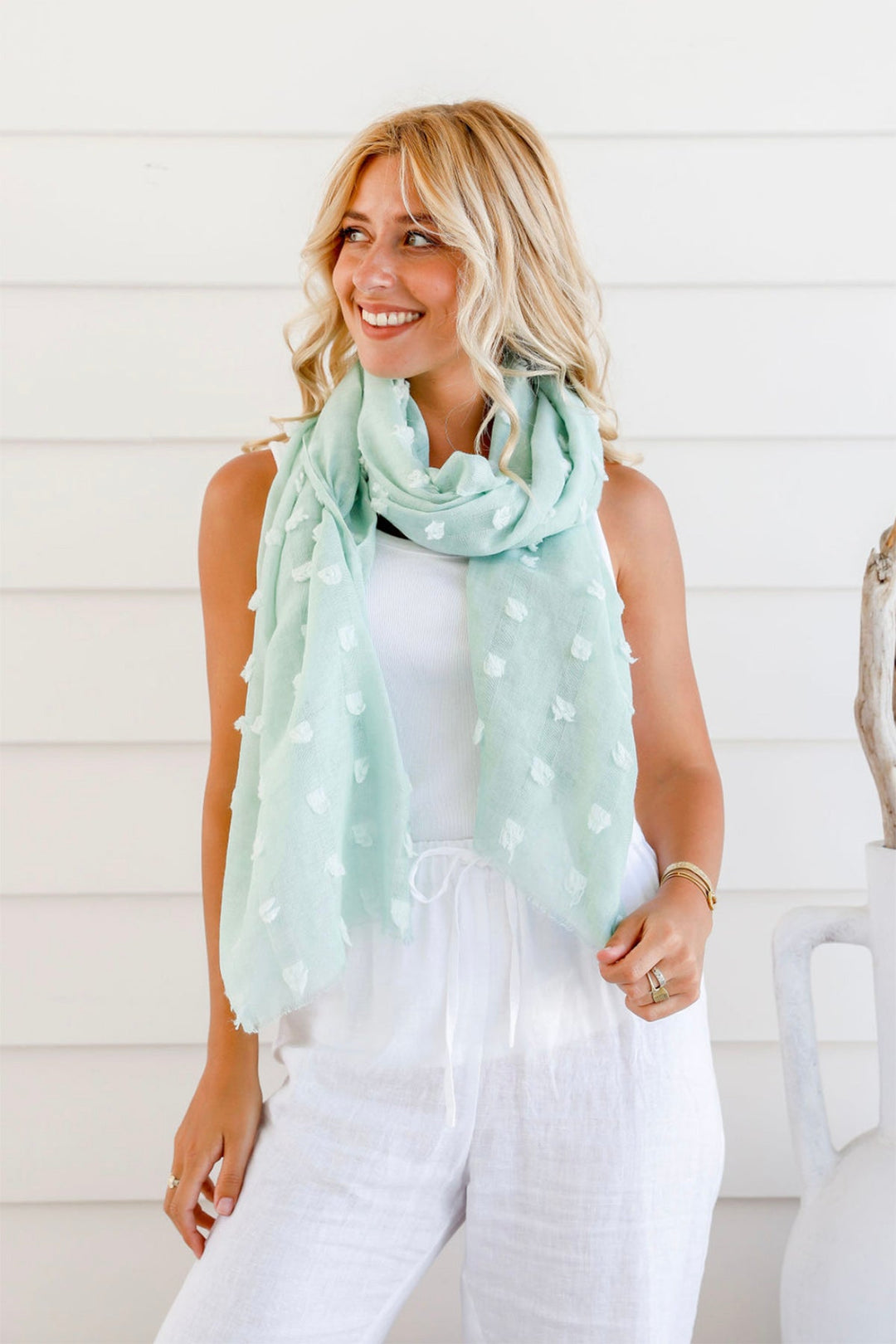 Kennedy Scarf - Mint - FR7 - Pizazz BoutiqueFree Spirit
