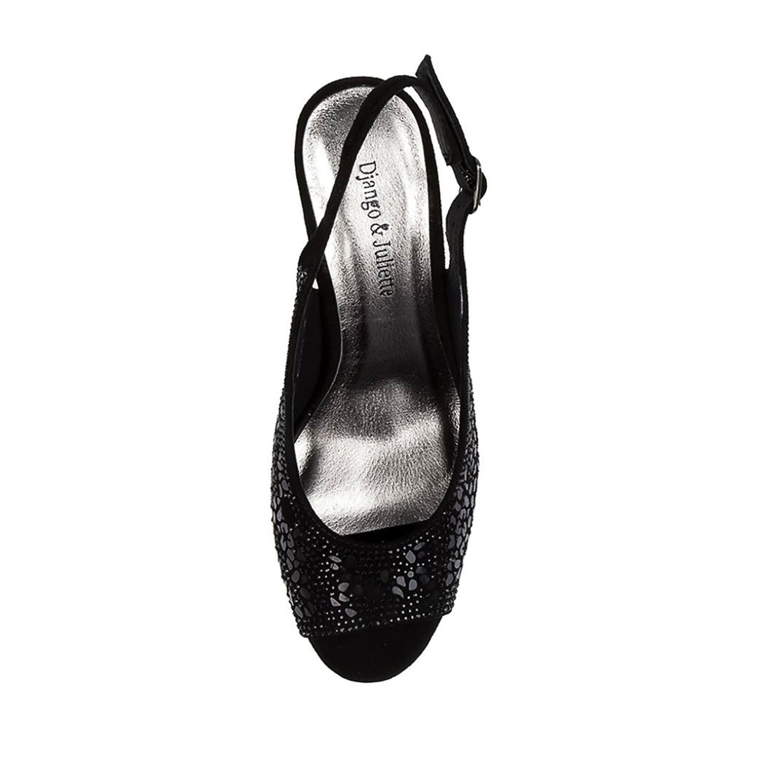 Kerry Heel - Black Mix - DJ6 - Pizazz BoutiqueDjango & Juliette