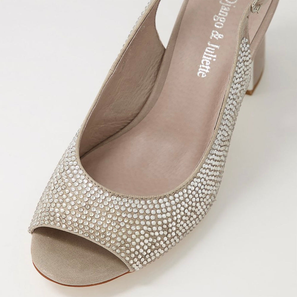 Kerry Heel - Light Pewter - DJ6 - Pizazz BoutiqueDjango & Juliette