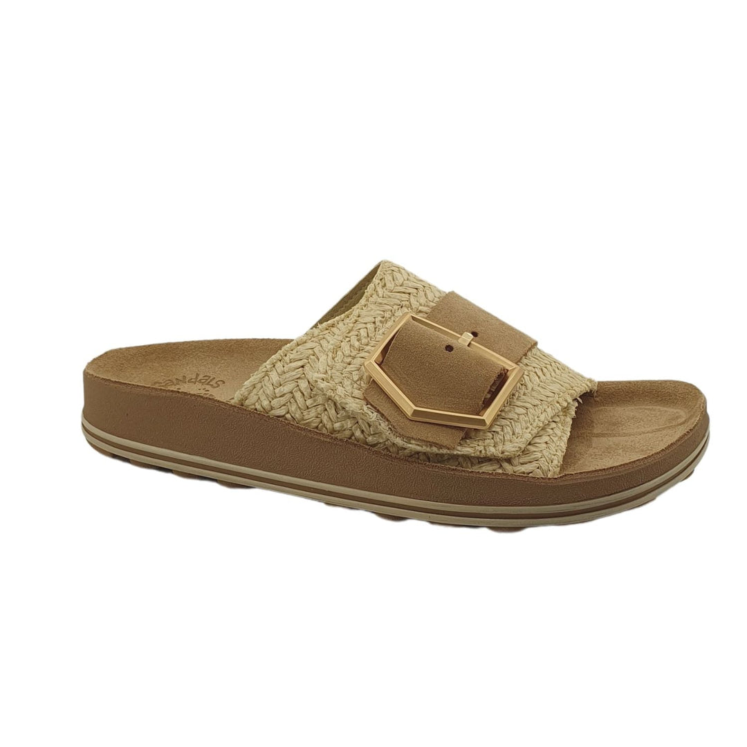 Korina - Vanilla Raffia - FY1 - Pizazz BoutiqueFantasy Sandals