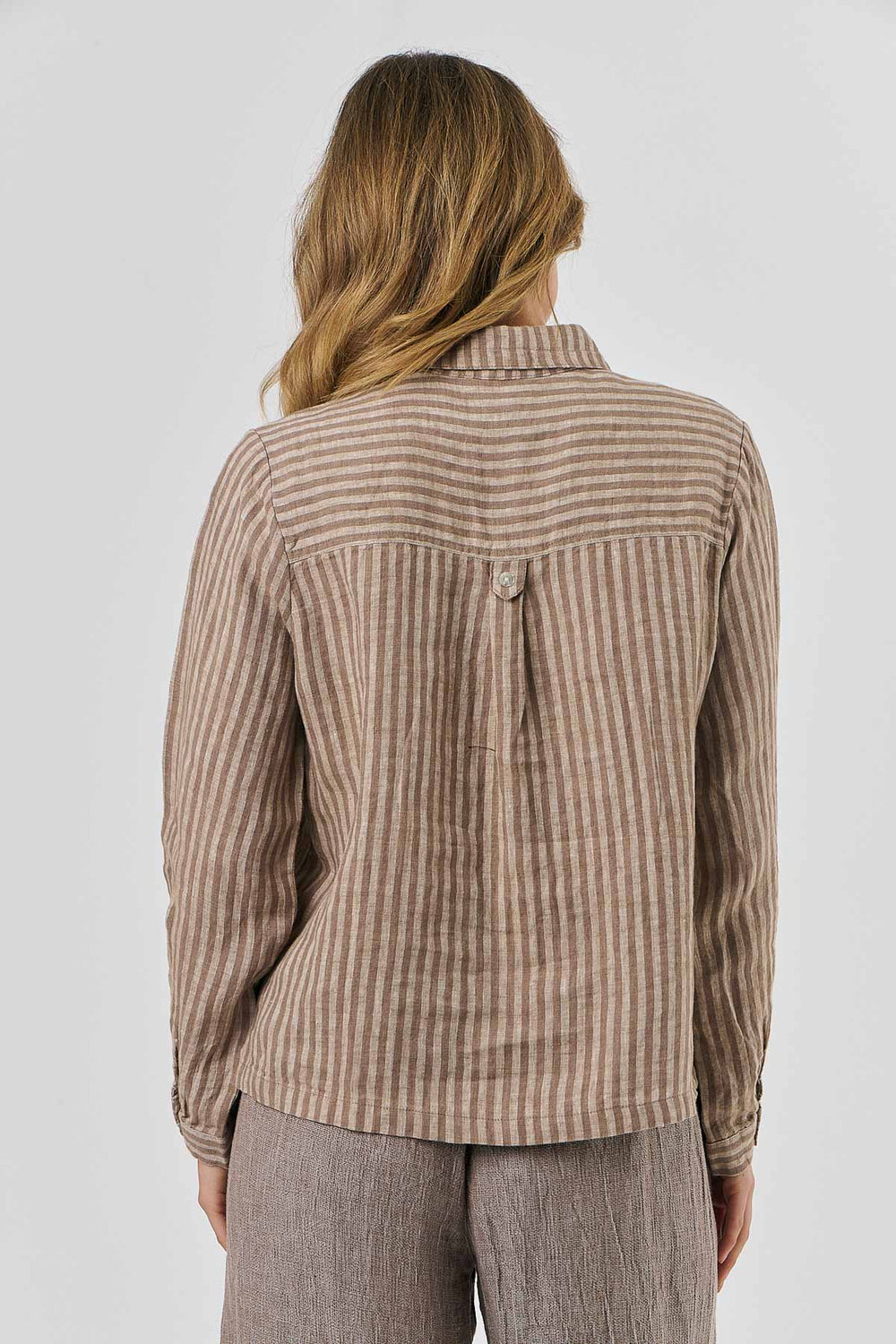 Lauren Linen Top - Gateau - OJ49 - Pizazz BoutiqueNaturals By O & J