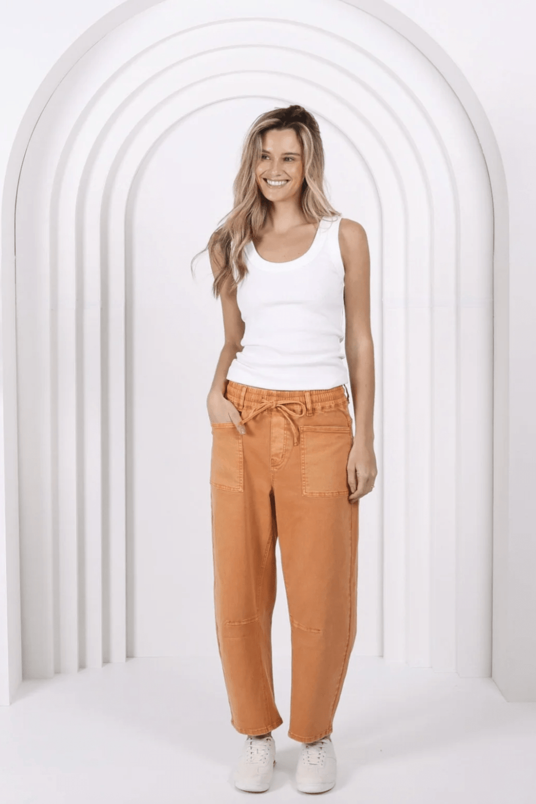 Leo Barrel Jeans - Ginger - MC2 - Pizazz BoutiqueMonaco Jeans