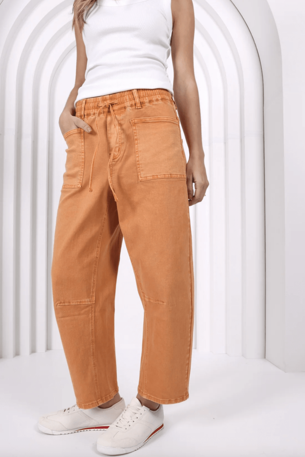 Leo Barrel Jeans - Ginger - MC2 - Pizazz BoutiqueMonaco Jeans