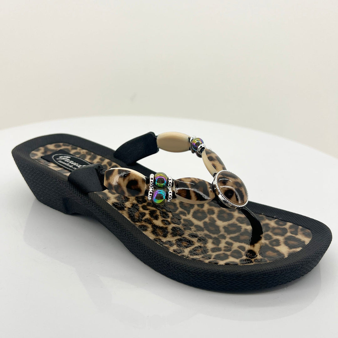 Leopard Thong - Black - GC3 - Pizazz BoutiqueGrandco