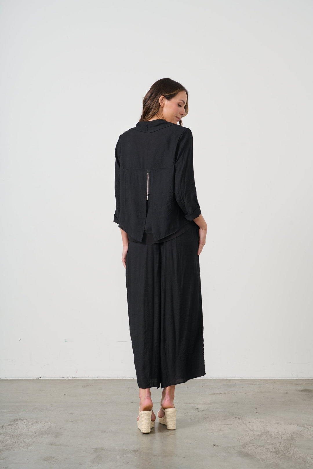 Lightweight Swing Jacket - Black - CJ6 - Pizazz BoutiqueCaju