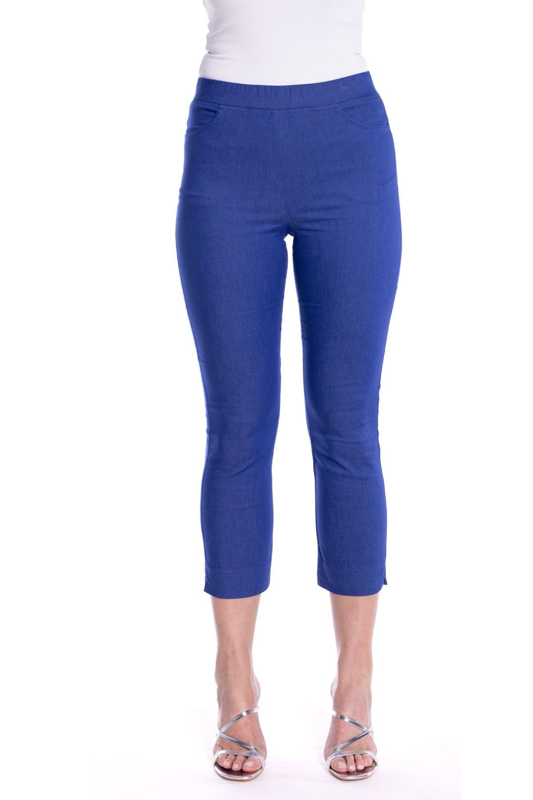 Lina 7/8 Pull on Pant - Sapphire - CL1 - Pizazz BoutiqueCafe Latte