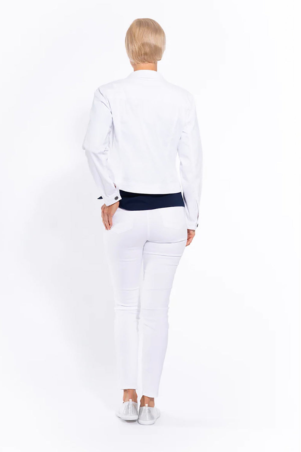Linda Pull On Pant - White - CL10 - Pizazz BoutiqueCafe Latte
