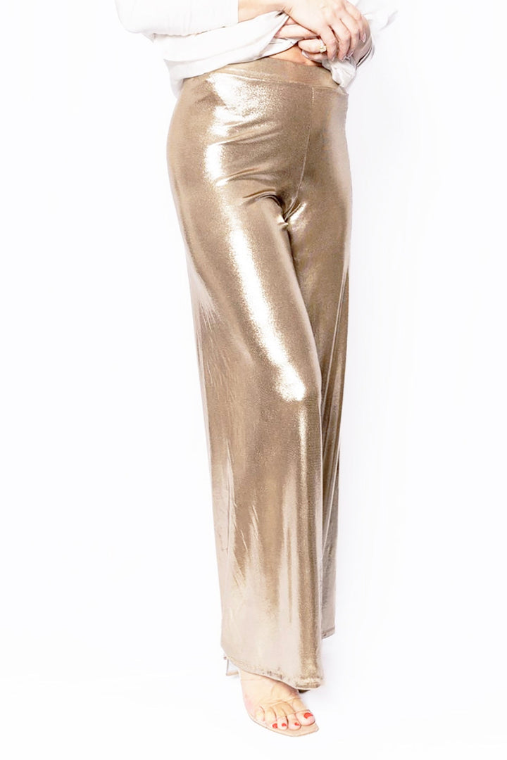Liquido Champagne Pant - TIC10 - Pizazz BoutiqueThe Italian Closet