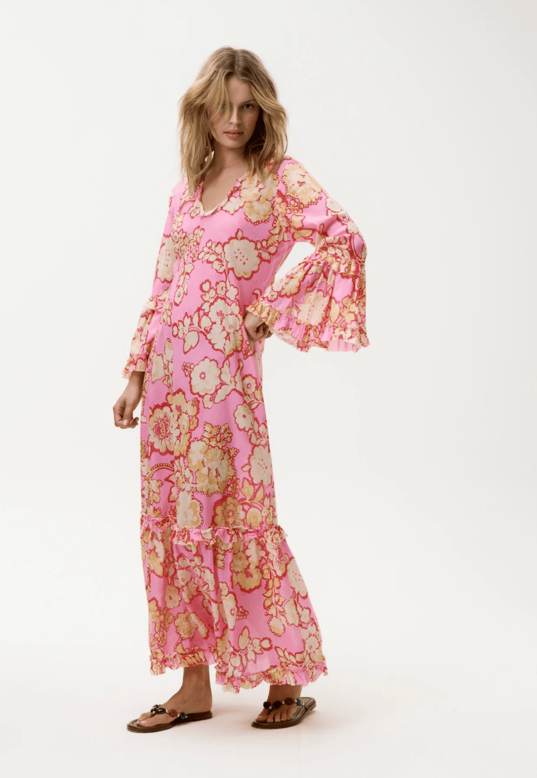 Long Indi Coral Bay - Pink - OS10 - Pizazz BoutiqueOneseason Australia