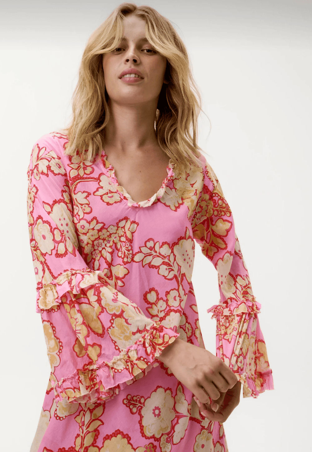 Long Indi Coral Bay - Pink - OS10 - Pizazz BoutiqueOneseason Australia