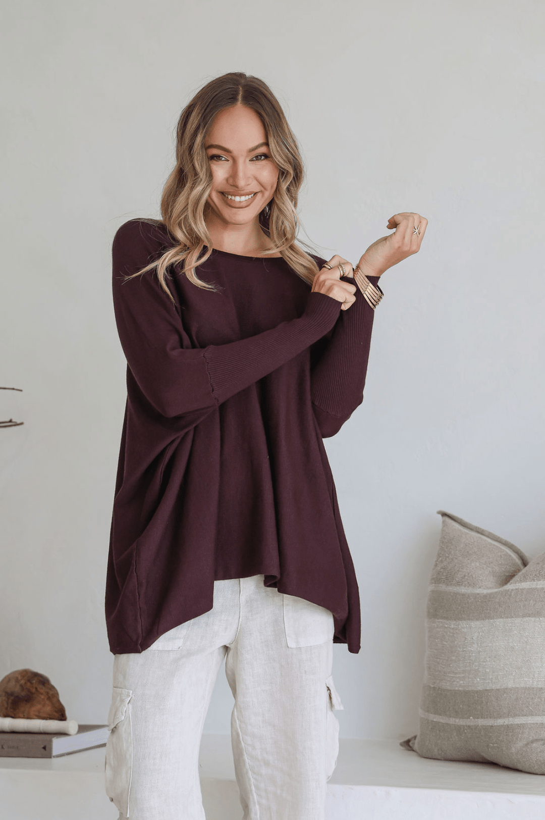 Lounge Jumper - Chocolate - SN4 - Pizazz BoutiqueSilence & Noise