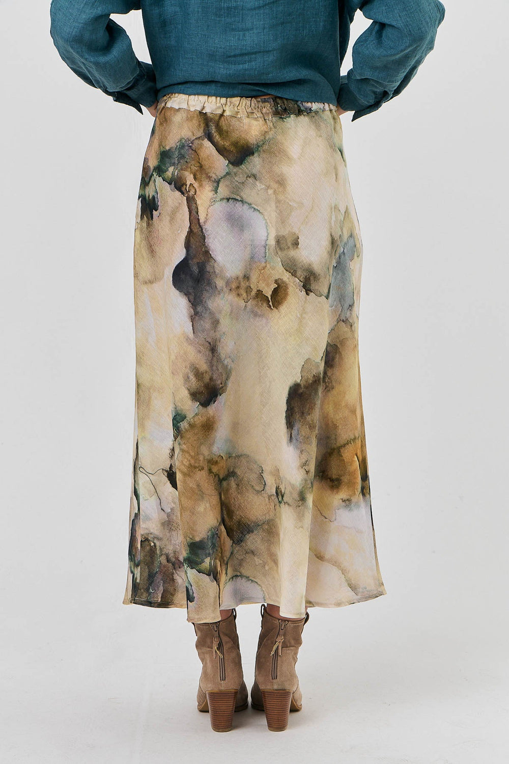Marble Maxi Skirt - OJ4 - Pizazz BoutiqueNaturals By O & J