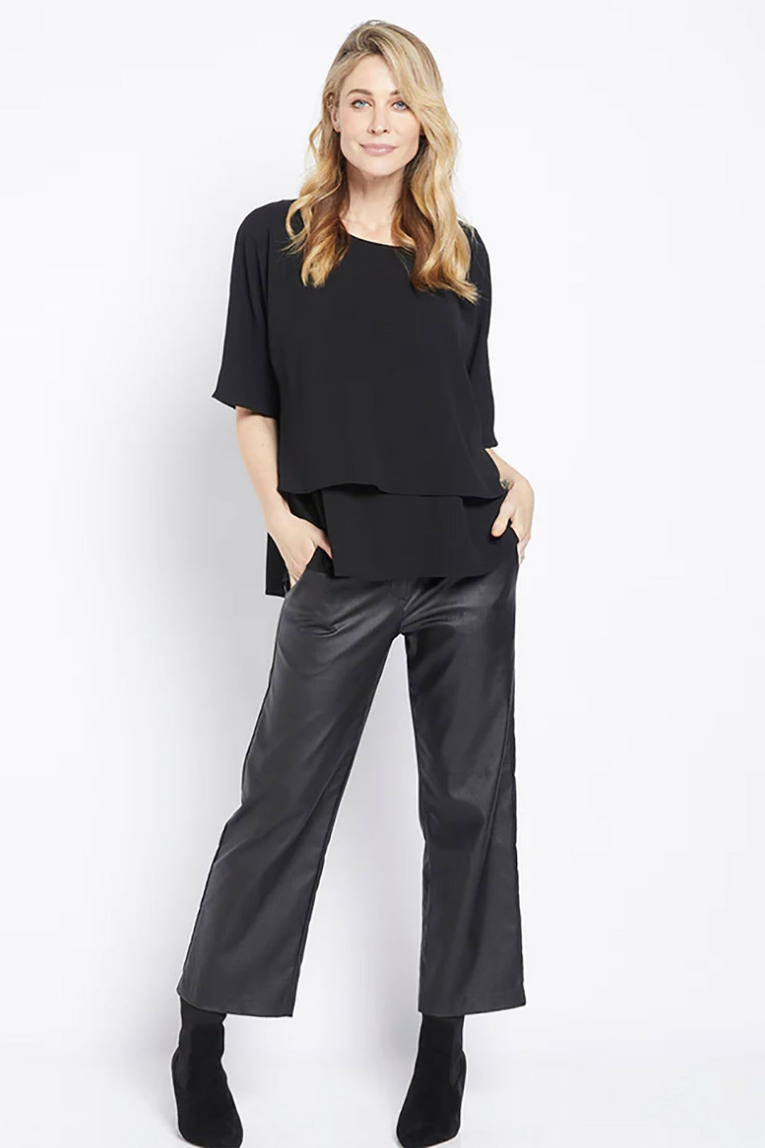 Marvel Layer Top - Black - PH16 - Pizazz BoutiquePhilosophy