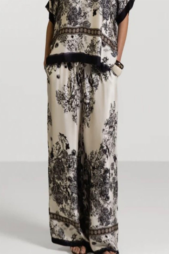 Meridian Silky Pant - Black - TIC5 - Pizazz BoutiqueThe Italian Closet