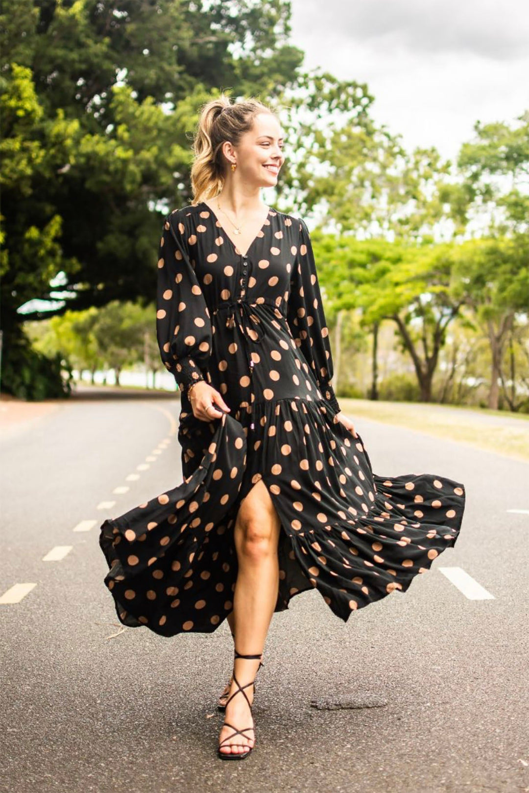 Micaela Maxi - Spot - SO4 - Pizazz BoutiquePizazz Boutique