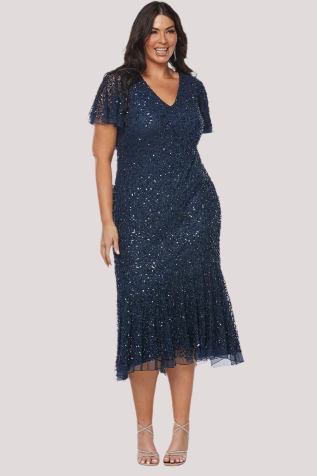 Midnight Sequins Dress - LJ2 - Pizazz BoutiqueLayla Jones