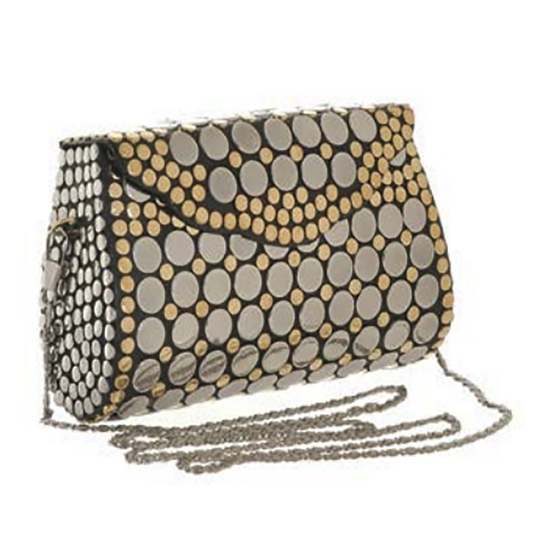 Mini metallic cross body bag by Ble Resort Collection, sold and shipped from Pizazz Boutique online women's clothes shops Australia