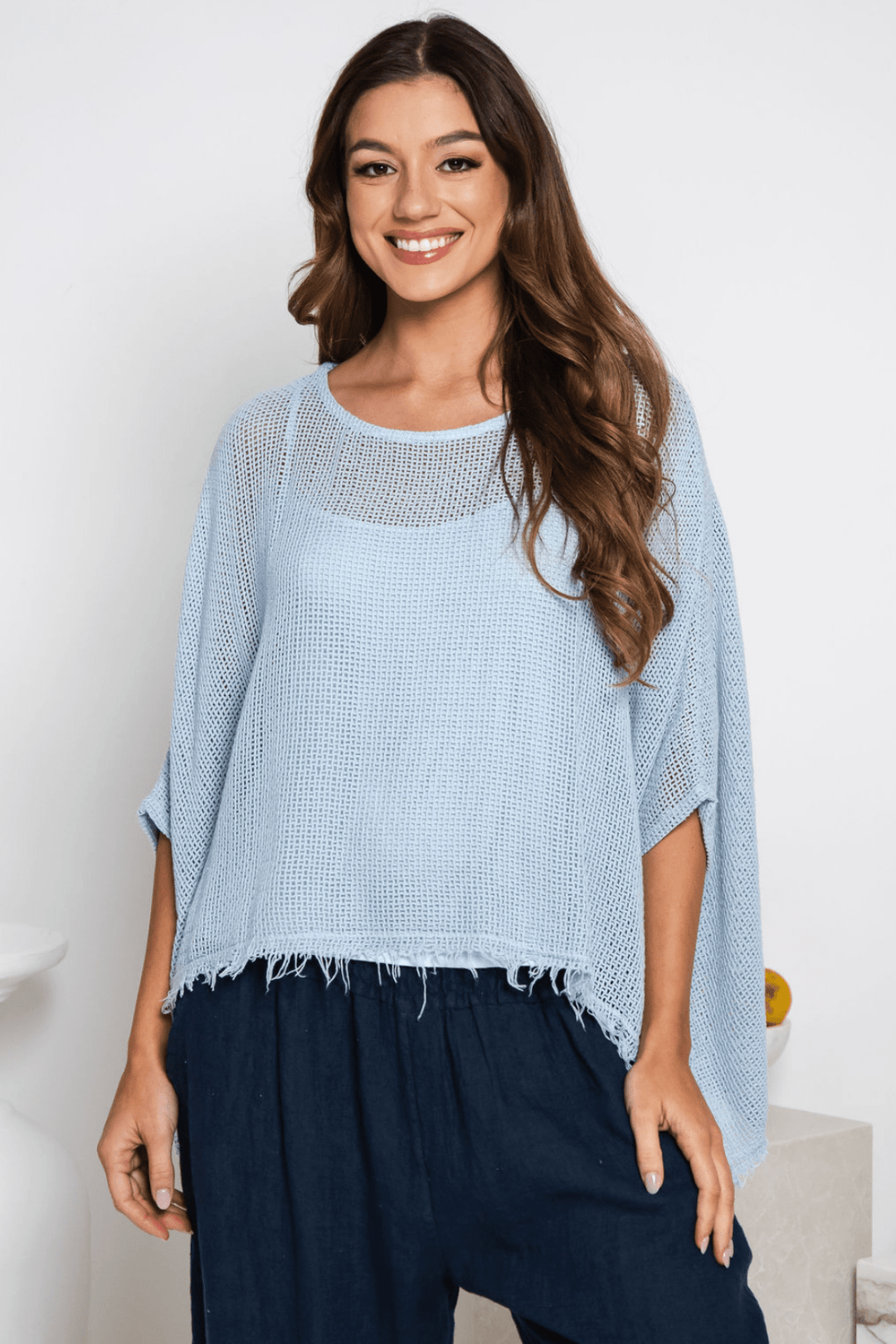 Modena Top - Sky - IC66 - Pizazz BoutiqueThe Italian Cartel