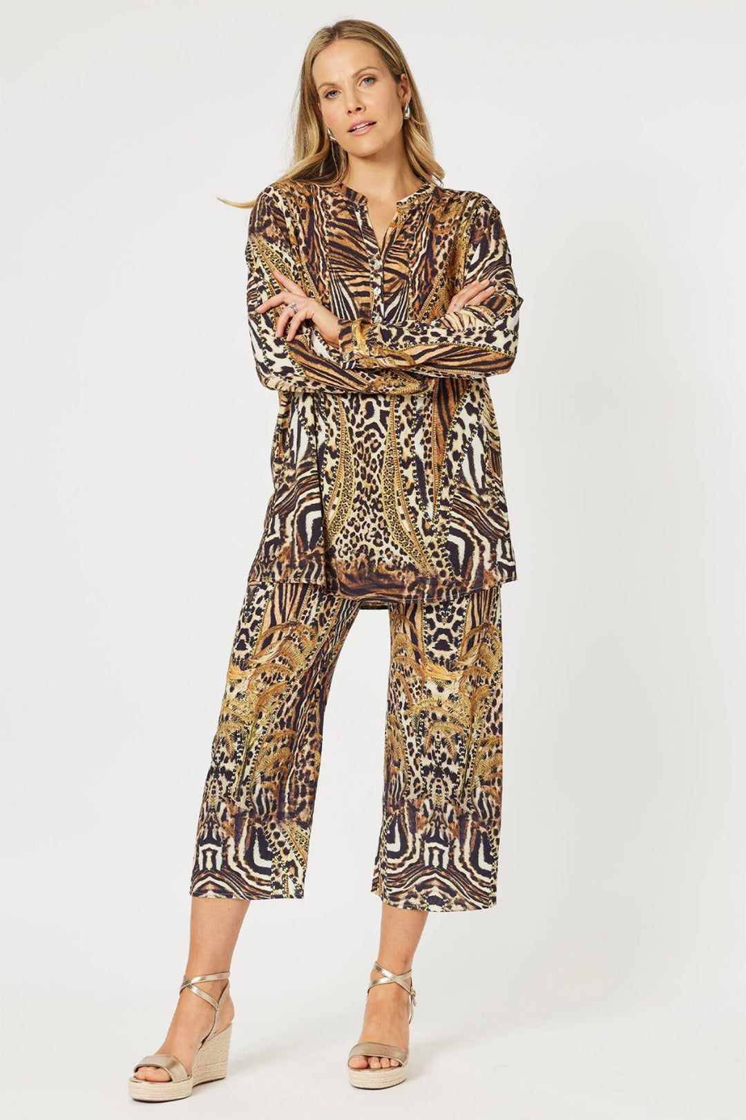 Morocco Print Pants - Animal - HV31 - Pizazz BoutiqueHammock & Vine