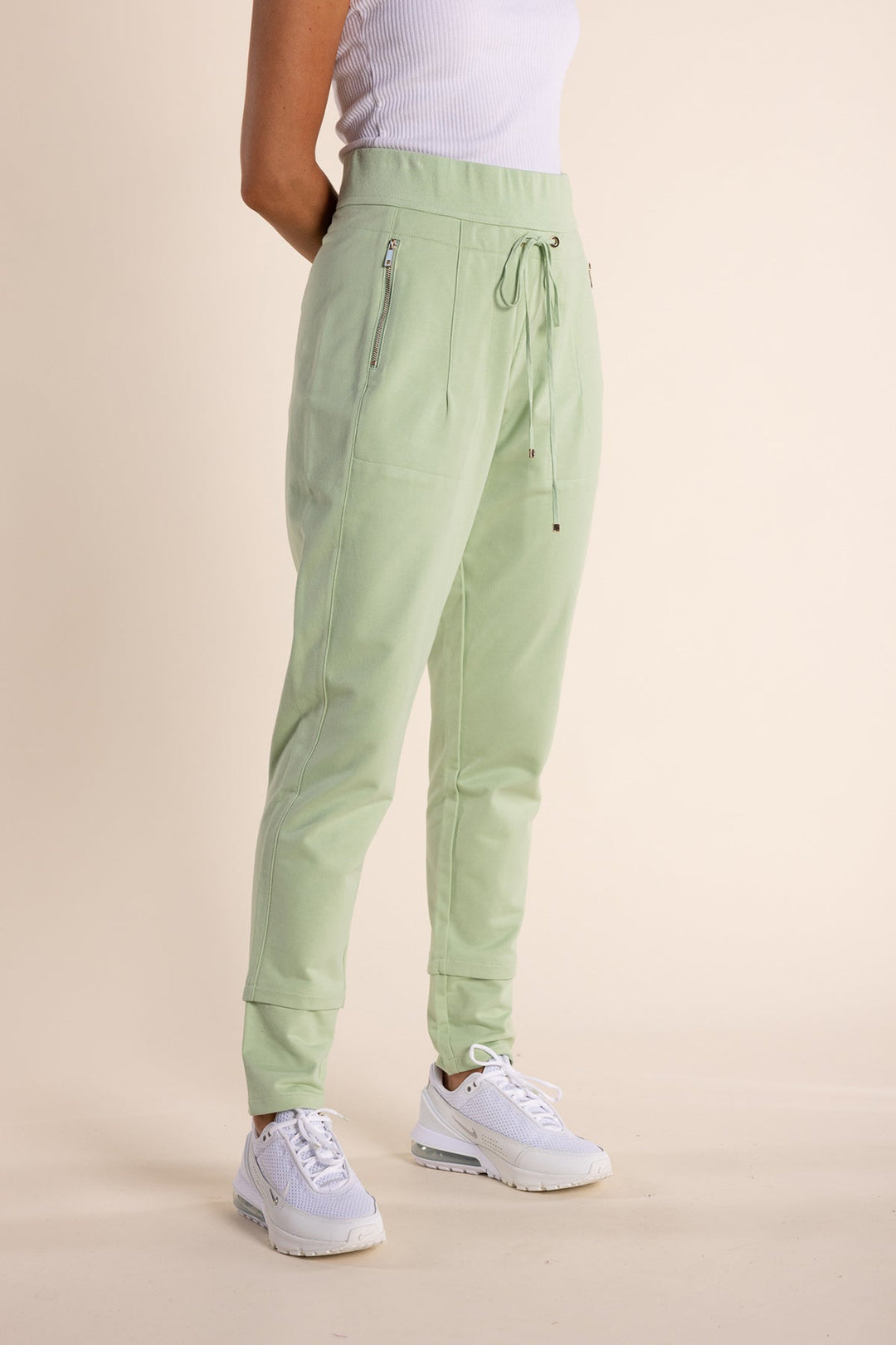 Neva Track Pant - Soft Green - TT56 - Pizazz BoutiqueTwo - T's