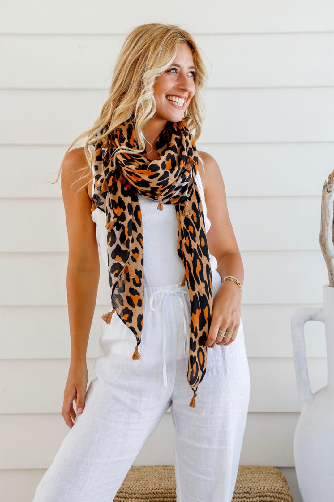 Nevaeh Scarf - Animal - FR11 - Pizazz BoutiqueFree Spirit