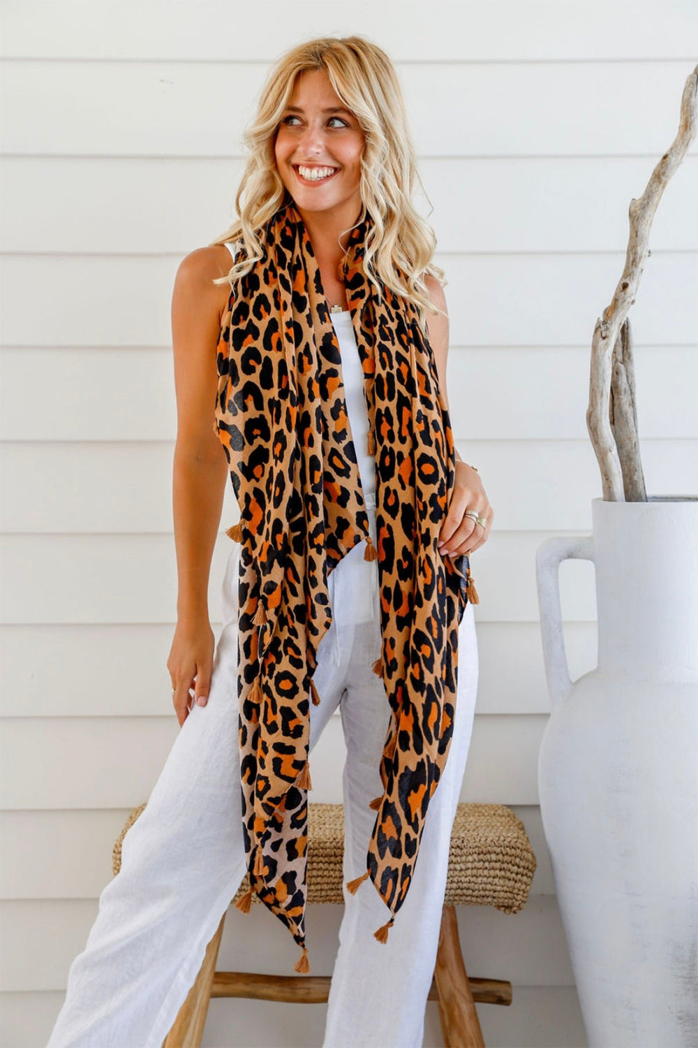 Nevaeh Scarf - Animal - FR11 - Pizazz BoutiqueFree Spirit