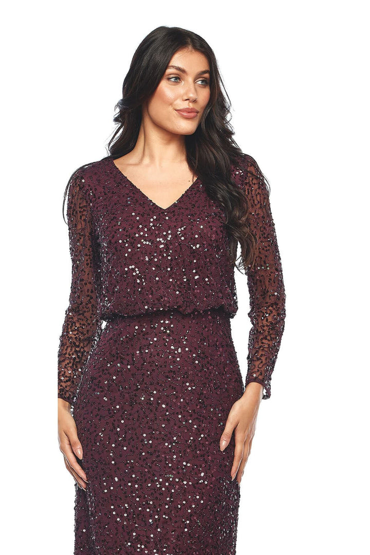 Olympia Sequin Dress - Claret - JH2 - Pizazz BoutiqueJesse Harper
