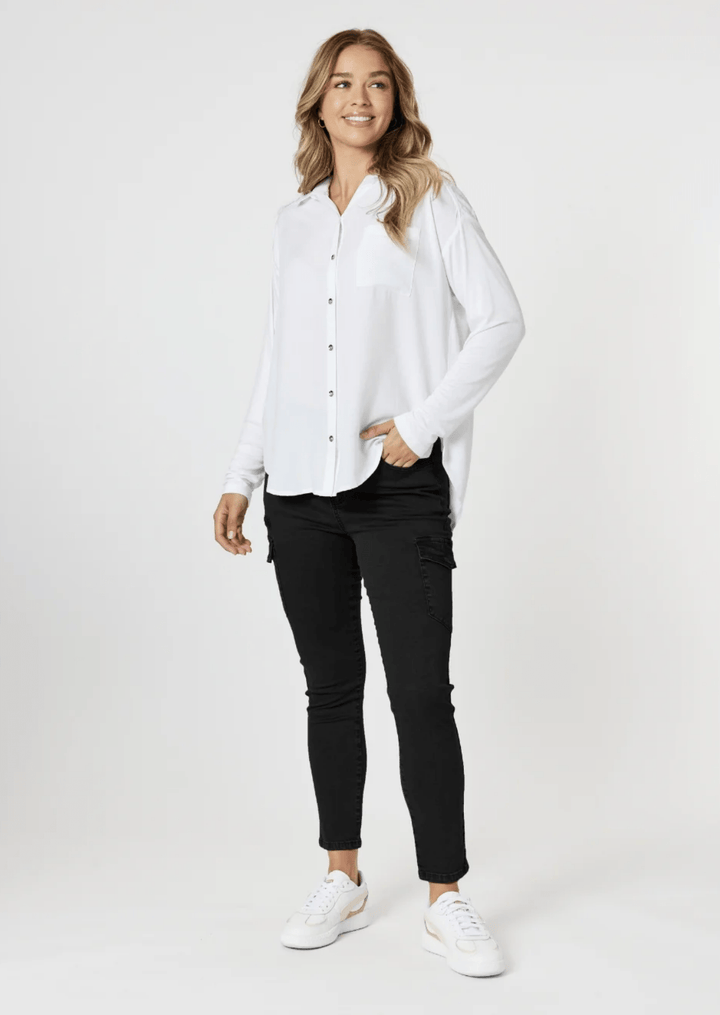 Paige Cargo Pant - Black - TZ1 - Pizazz BoutiqueThreadz