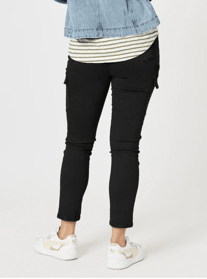 Paige Cargo Pant - Black - TZ1 - Pizazz BoutiqueThreadz