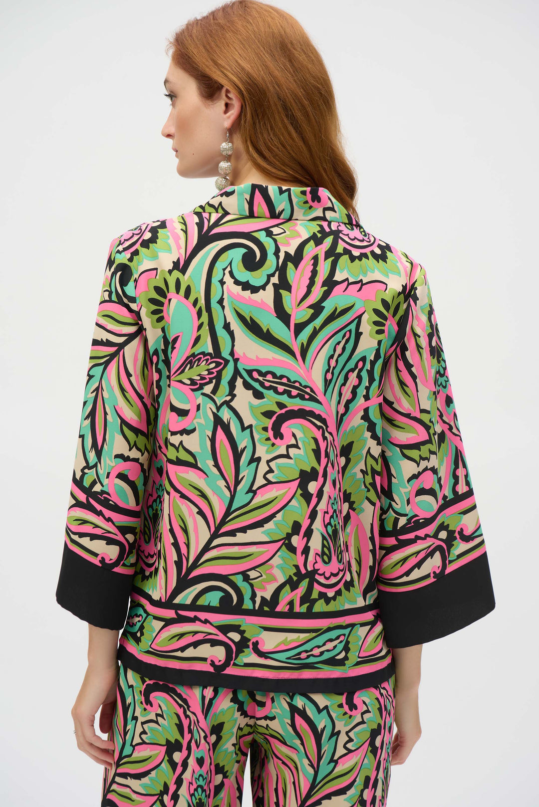 Paisley Print Top - JR13 - Pizazz BoutiqueJoseph Ribkoff