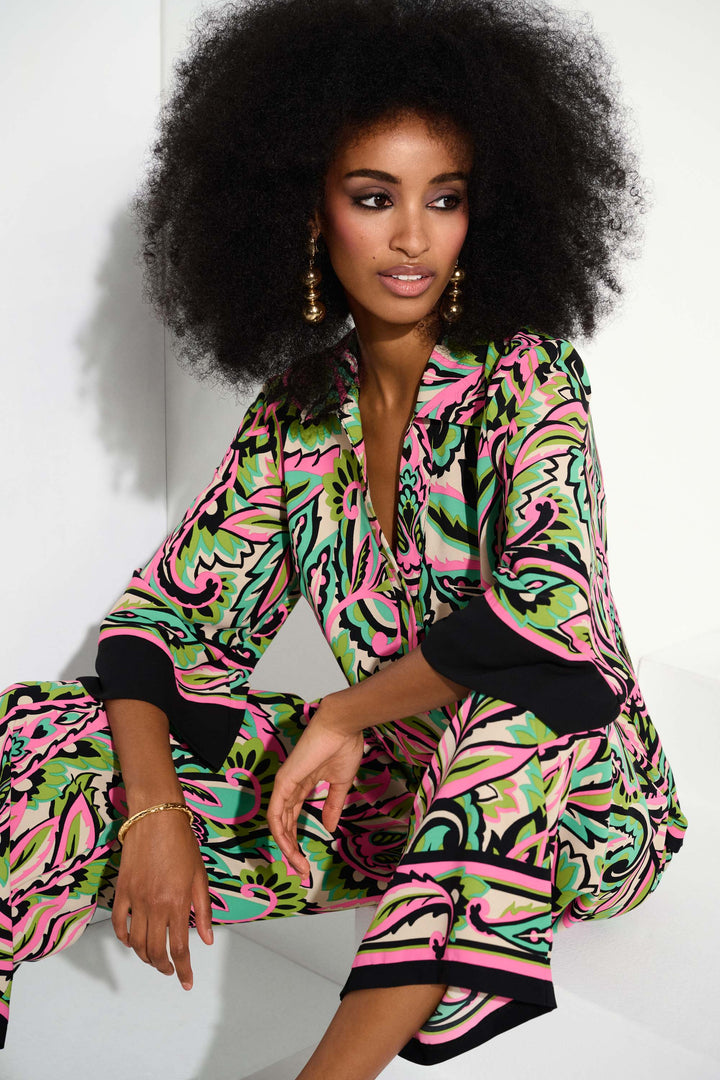 Paisley Print Top - JR13 - Pizazz BoutiqueJoseph Ribkoff
