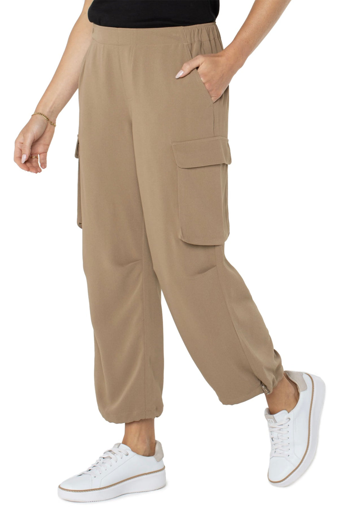 Parachute Cargo Pants - Palo Santo - AT12 - Pizazz BoutiqueLiverpool L.A