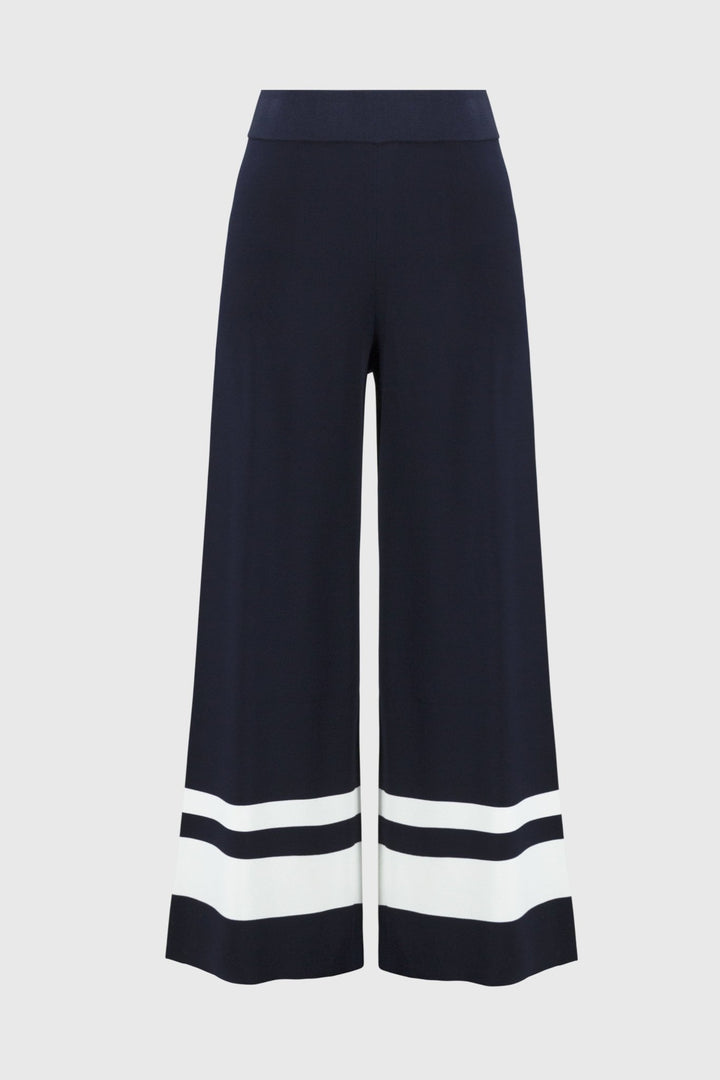 Placement Striped Culotte - Navy - JR62 - Pizazz BoutiqueJoseph Ribkoff