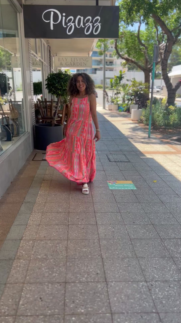 Hermosa Maxi Dress - Pink - RY19